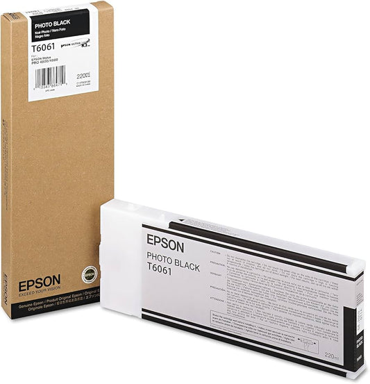 Original Epson 220ml UltraChrome K3 Photo Black Ink Cartridge