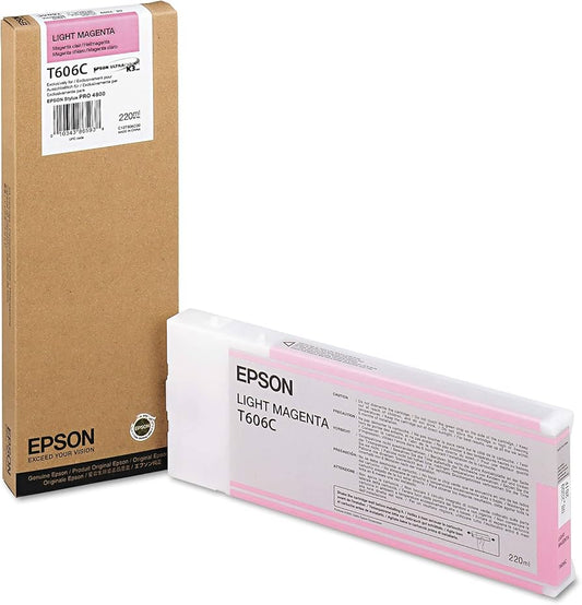 Original Epson 220ml UltraChrome K3 Light Magenta Ink Cartridge