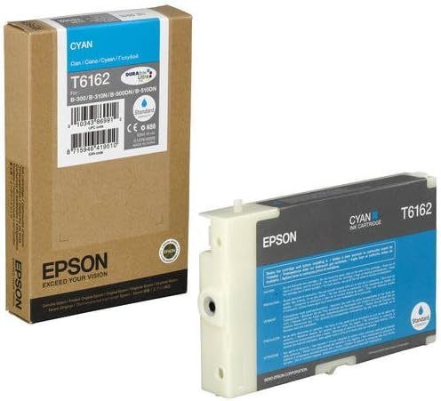 Original Epson T6162 Standard-Yield Cyan Ink Cartridge