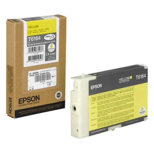 Original Epson T6164 Standard-Yield Yellow Ink Cartridge