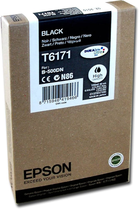 Genuine Epson T6171 110ml DURABrite Black Inkjet Cartridge