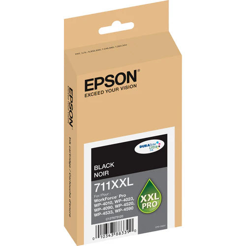 Genuine Epson 711XXL Extra High-Yield Black Ink Cartridge