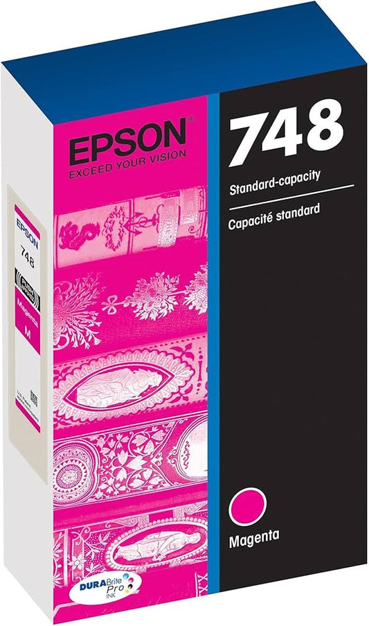 Genuine Epson 748 Standard-Yield Magenta DURABrite Pro Ink Cartridge
