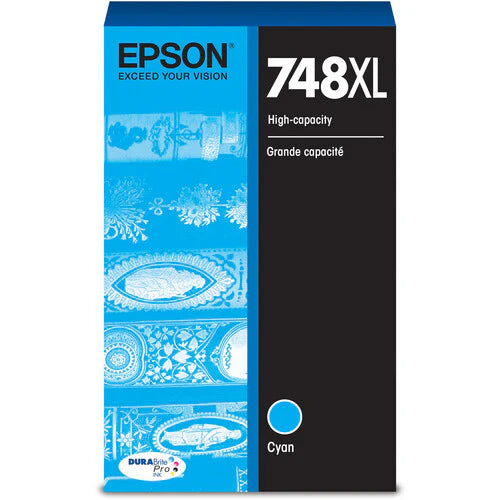 Epson 748XL High-Yield Cyan DURABrite Pro Ink Cartridge