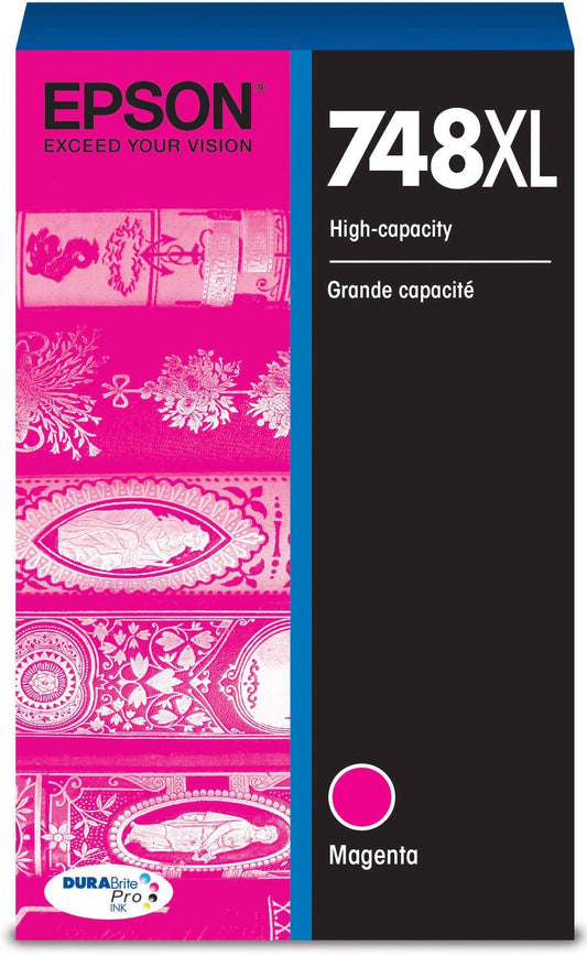 Epson 748XL High-Yield Magenta DURABrite Pro Ink Cartridge