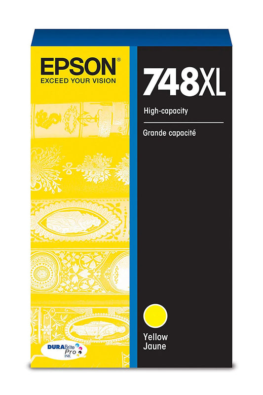 Epson 748XL High-Yield Yellow DURABrite Pro Ink Cartridge