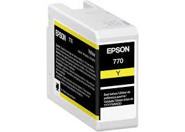 Original Epson 770 Standard Yield Yellow Ink Cartridge