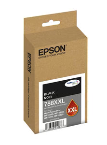 New, Pre-Owned - Epson 788XXL Extra High Yield Black Ink Cartridge, C13T788120
