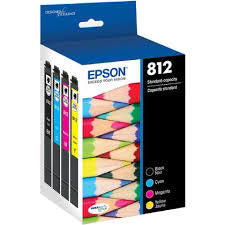 Original Epson 812  Standard Yield Multi-Color Ink Cartridge T812120-BCS