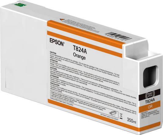 Genuine Epson 824 Orange Ink Cartridge