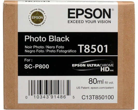 Genuine Epson 80ml UltraChrome HD Photo Black Ink Cartridge