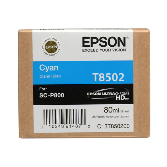 Genuine Epson 80ml UltraChrome HD Cyan Ink Cartridge