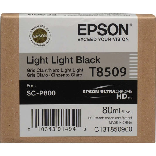 Genuine Epson 80ml UltraChrome HD Light Light Black Ink Cartridge