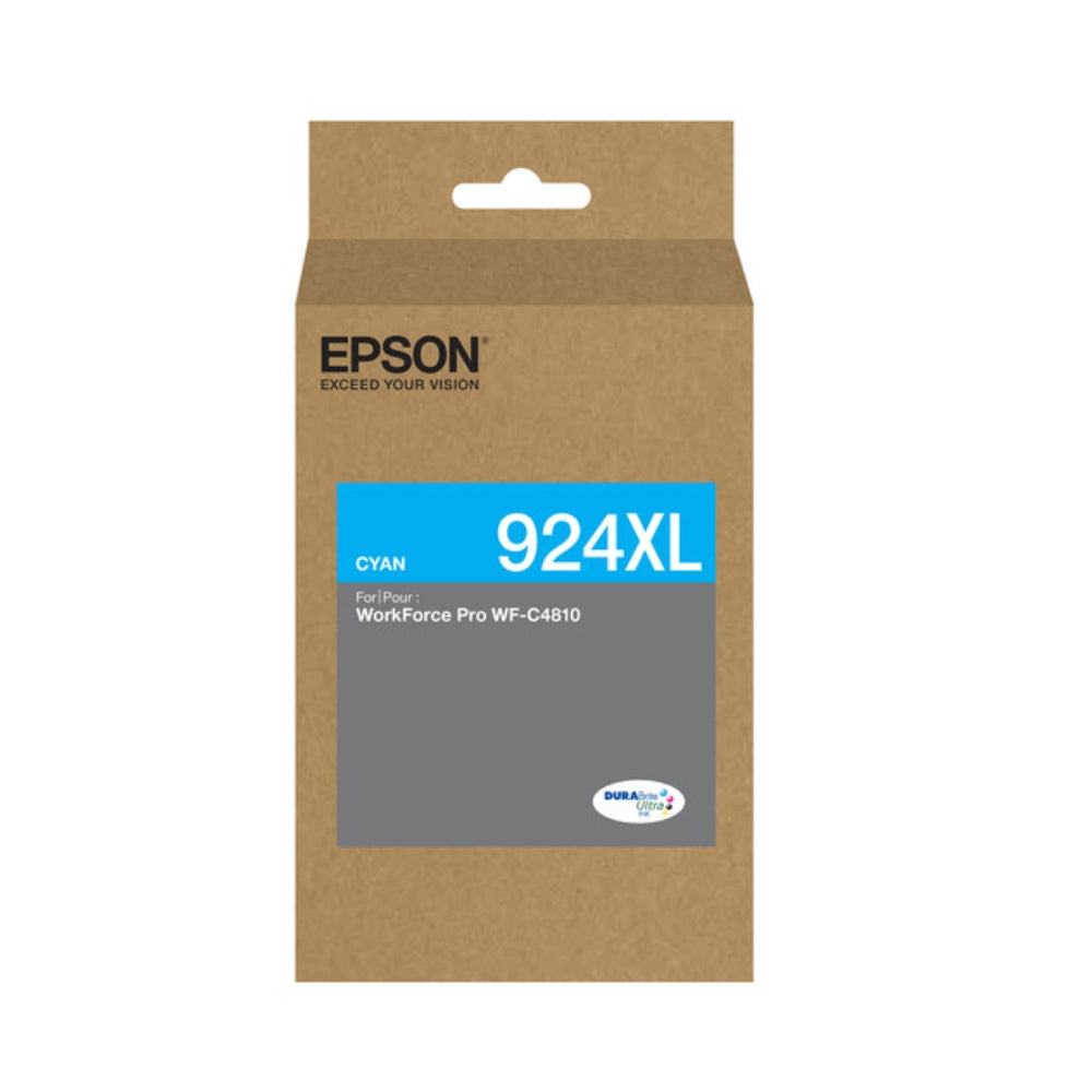 New, Pre-Owned, Original Epson T924XL High Yield Cyan Ink Cartridge, T924XL220