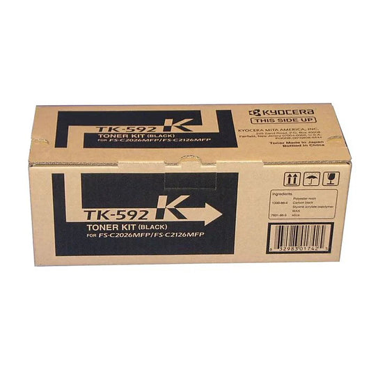 Genuine Kyocera TK-592 Standard Yield Black Toner Cartridge