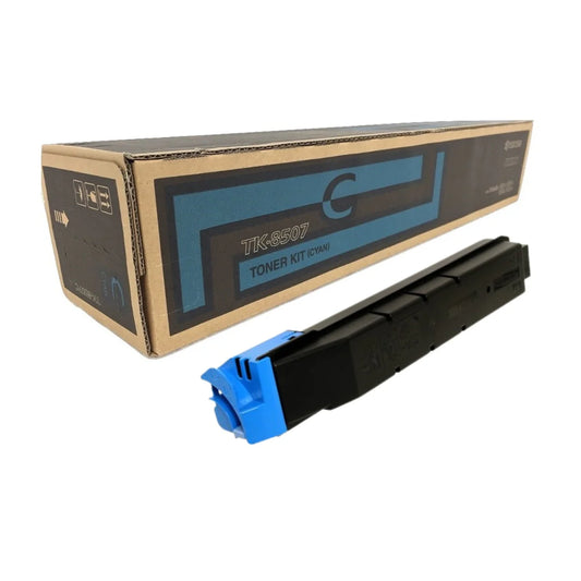 Genuine Kyocera TK-8507 Standard-Yield Cyan Toner Cartridge