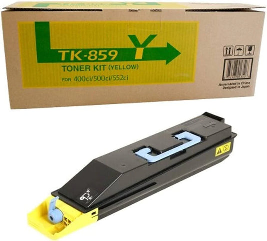 Genuine Kyocera TK-859 Standard Yield Yellow Toner Cartridge