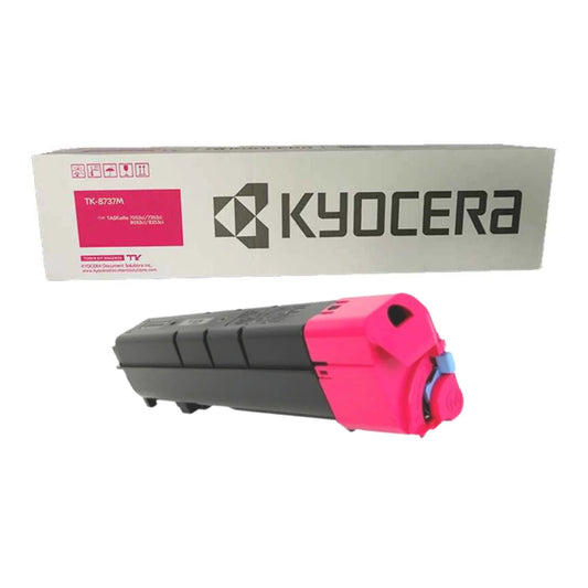 Genuine Kyocera TK-8737 Standard Yield Magenta Toner Cartridge
