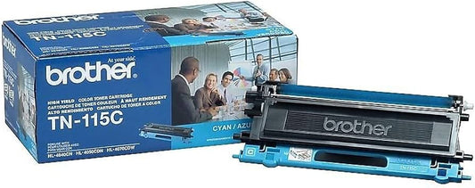 Genuine Brother TN115C High-Yield Toner Cartridge