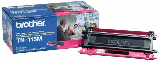 Genuine Brother TN115M Magenta High-Yield Toner Cartridge