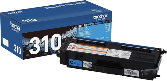 Brother TN310 Standard-Yield Cyan Laser Toner Cartridge