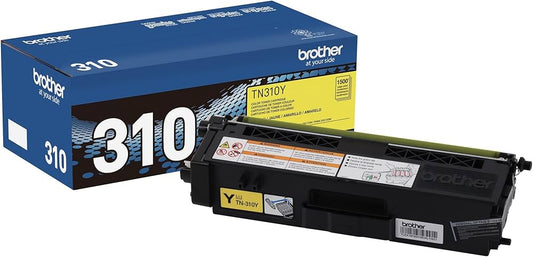 Brother TN310 Standard-Yield Yellow Laser Toner Cartridge