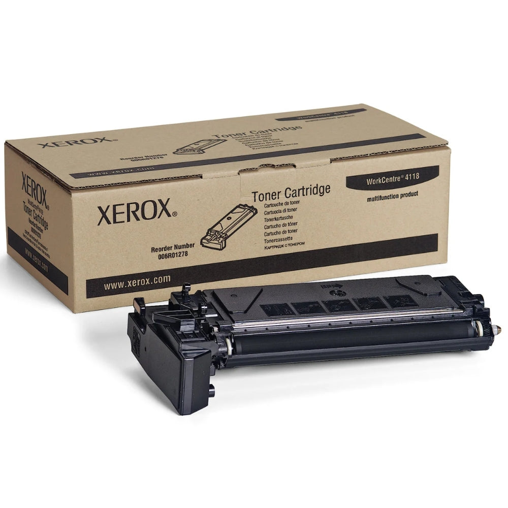New, Pre-Owned - Xerox FaxCentre 2218/ WorkCentre 4118  Black Laser Toner Cartridge, 006R01278