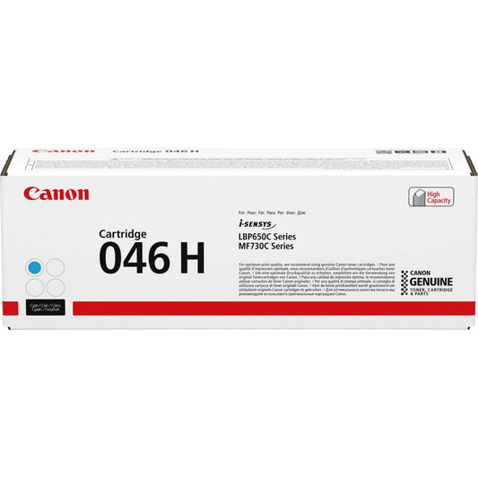 Genuine Canon 046H High Yield Cyan Toner Cartridge