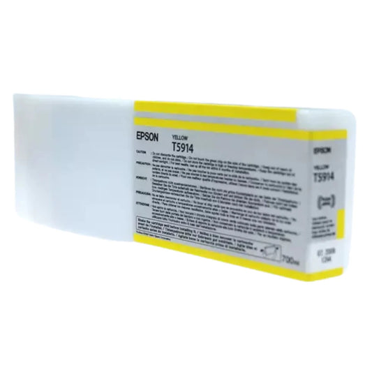 Genuine Epson T5914 Yellow UltraChrome K3 Ink Cartridge