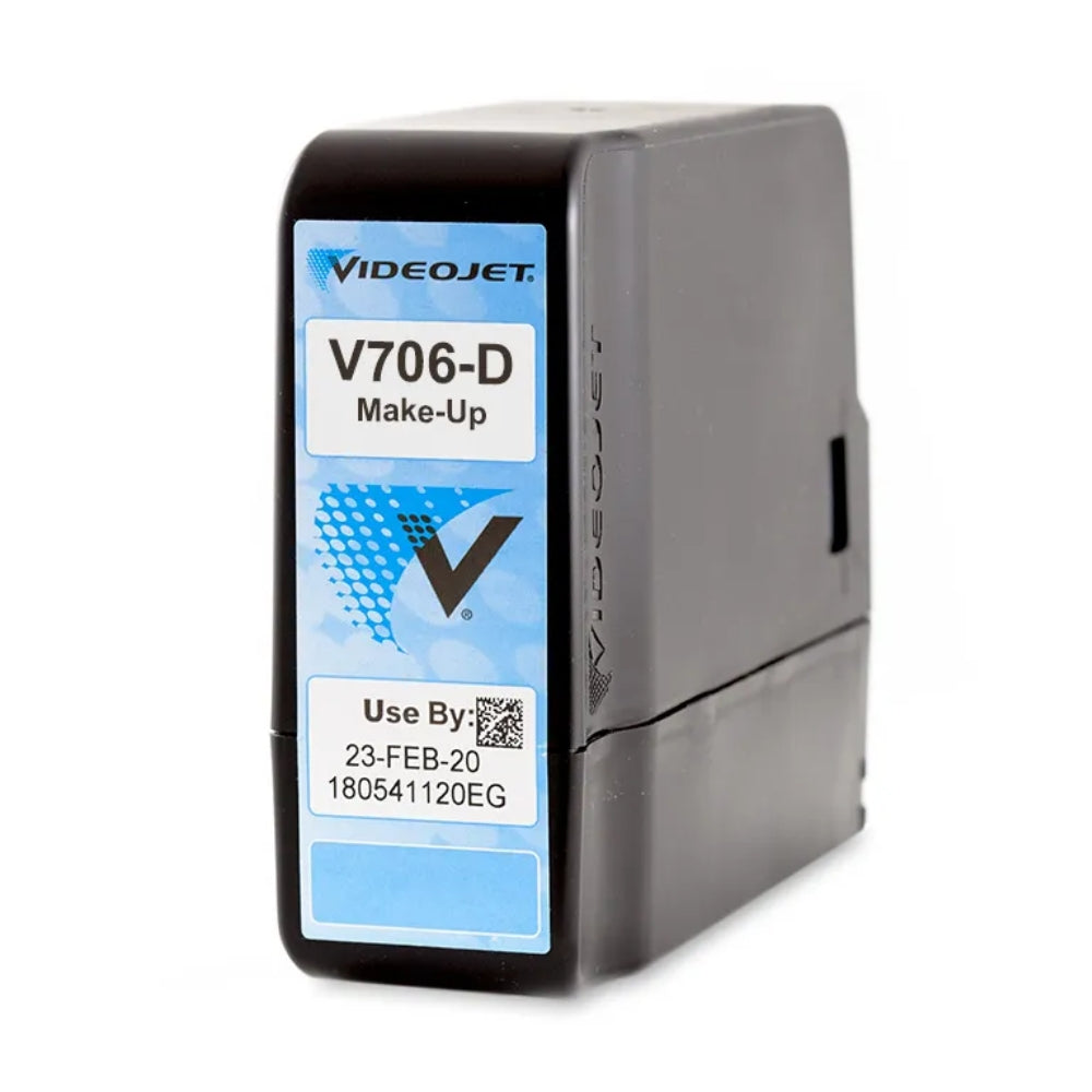 Original Videojet V411-D Standard Yield Black Continuous Inkjet Solvent, V706