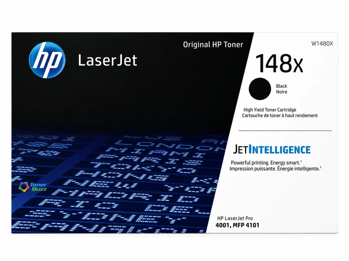 New, Pre-Owned, Original HP 148X High-Yield Black Toner Cartridge, W1480X