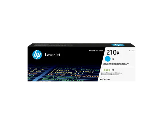 Original HP 210X High Yield Cyan Toner Cartridge