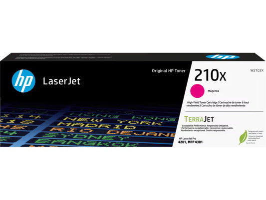 Original HP 210X High Yield Magenta Toner Cartridge