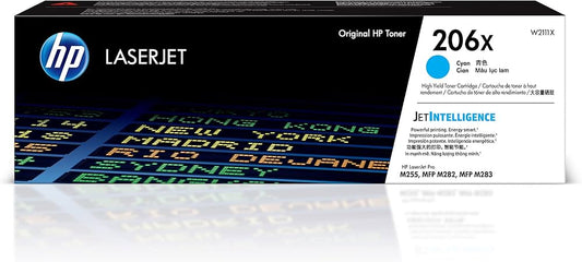 Genuine HP 206X High-Yield Cyan Laser Toner Cartridge
