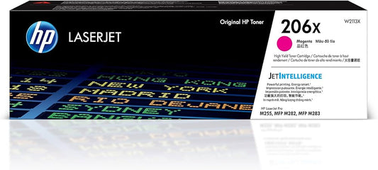 Genuine HP 206X High-Yield Magenta Laser Toner Cartridge
