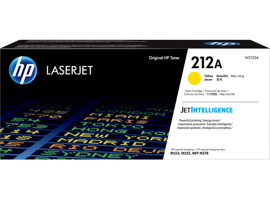 Original HP 212A Standard-Yield Yellow LaserJet Toner Cartridge