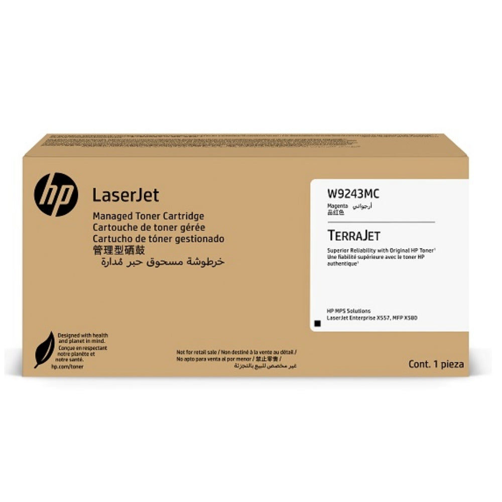 New, Pre-Owned, Original HP W9243MC High Yield Magenta Toner Cartridge