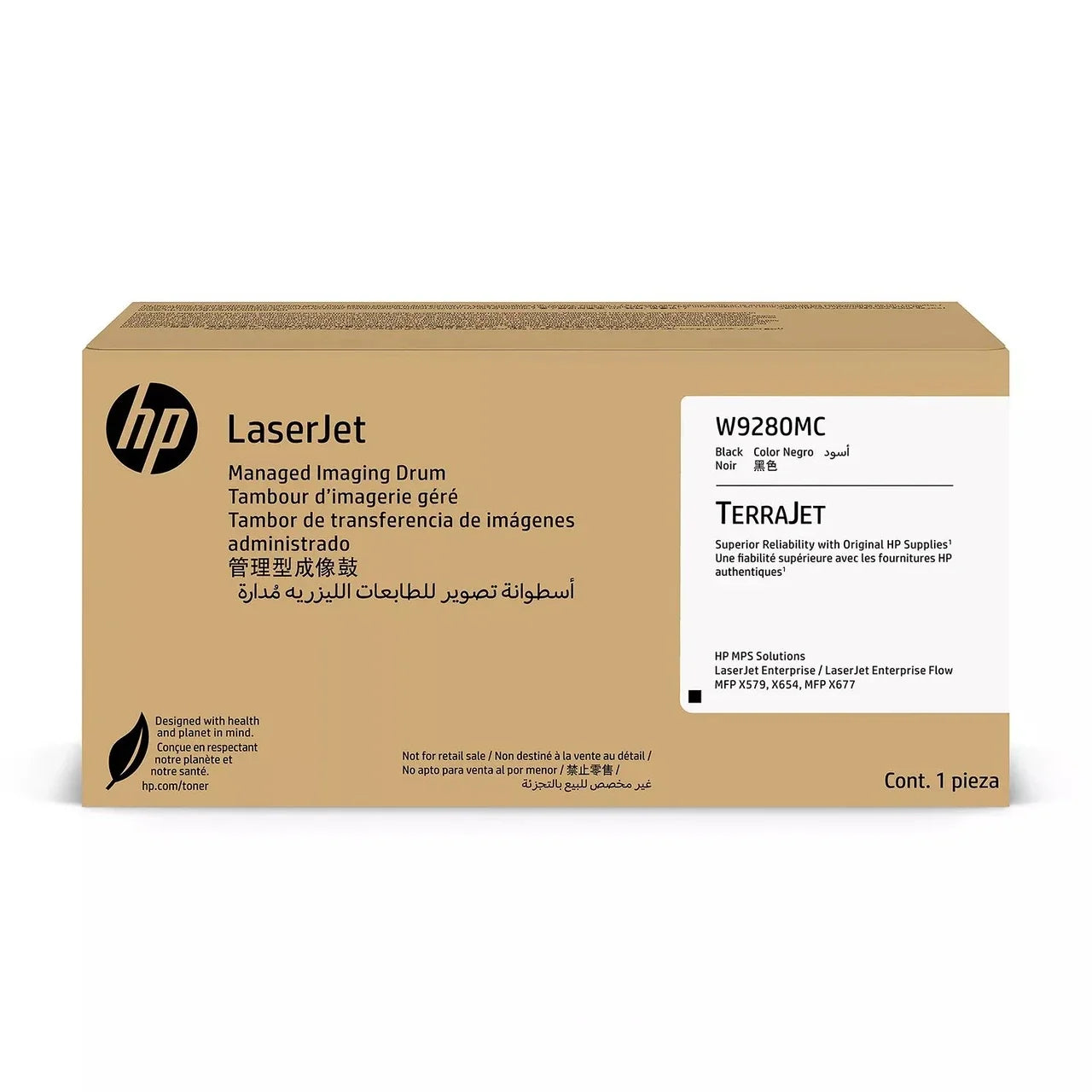 New, Pre-Owned, Original HP W9280MC High Yield Black Toner Cartridge