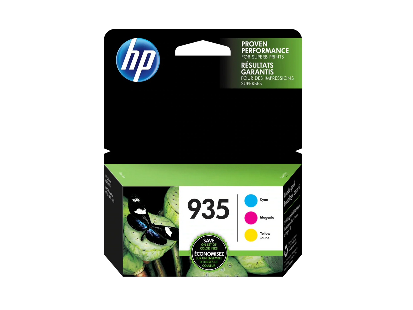 Original HP 935 Cyan, Magenta, Yellow Ink Cartridges-3 Pack, , N9H65FN#140