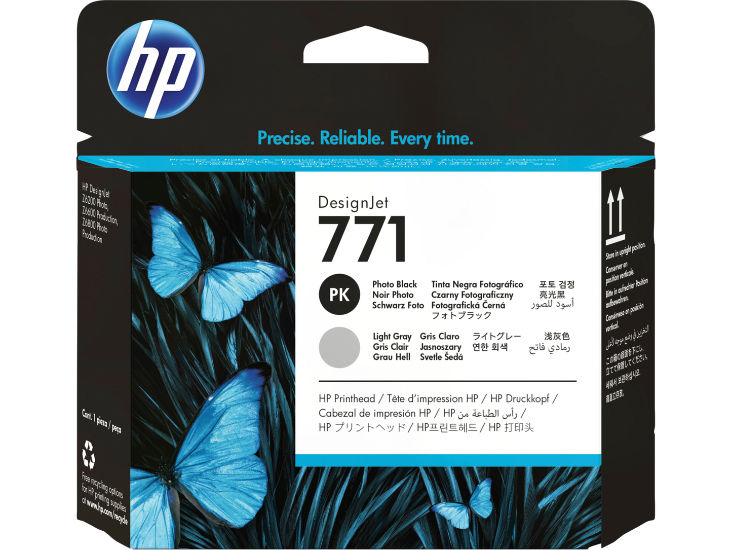 HP 771 (CE020A) Photo Black and Light Gray Printheads