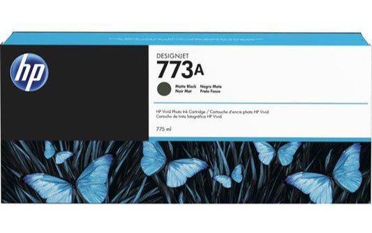 Genuine HP 773A (775ml) Matte Black DesignJet Ink Cartridge