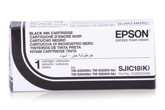 Genuine Epson SIJIC18(K) Black Ink Cartridge