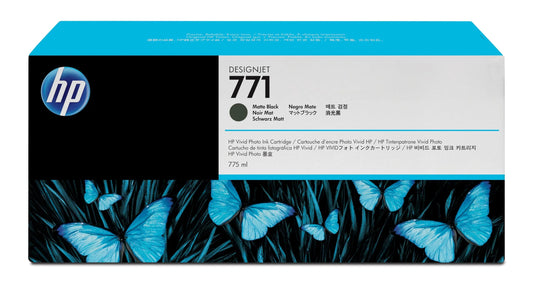 Original HP 771 775ml Standard-Yield Matte Black DesignJet Ink Cartridge