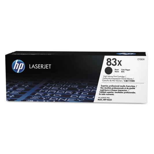 Genuine HP 83X High-Yield Black LaserJet Toner Cartridge