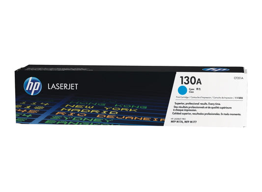 Genuine HP 130A Cyan LaserJet Toner Cartridge