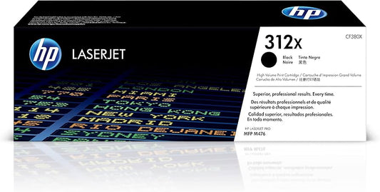 Genuine HP 812X Black High-Yield LaserJet Toner Cartridge