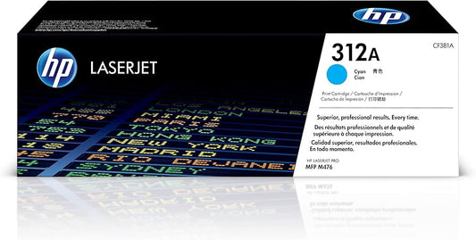 Genuine HP 312A Cyan LaserJet Toner Cartridge