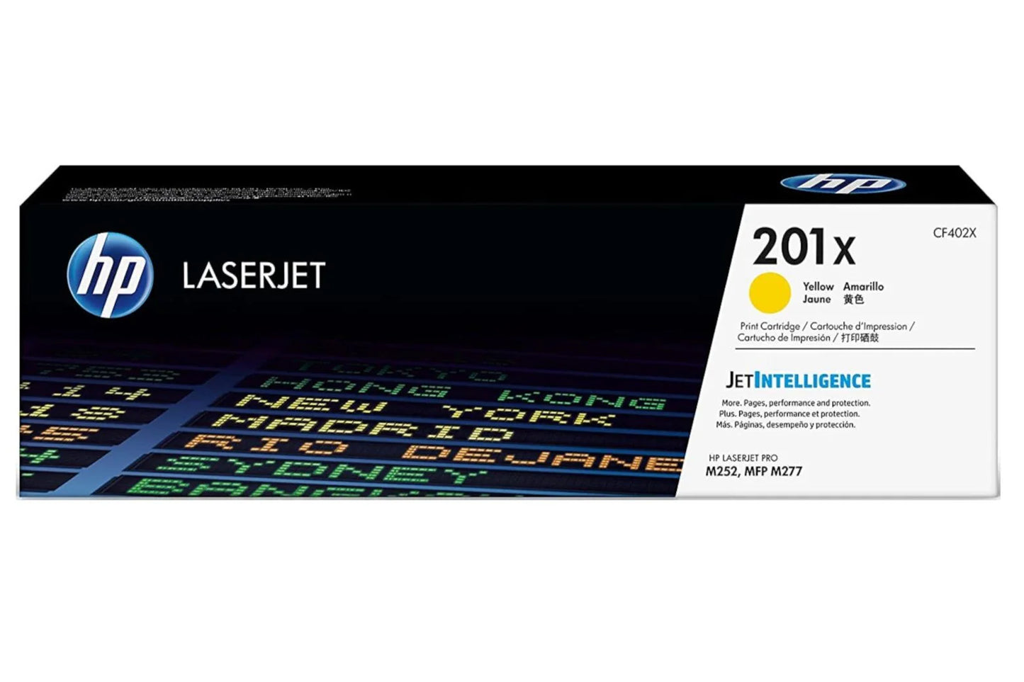 Genuine HP 201X High-Yield Yellow LaserJet Toner Cartridge