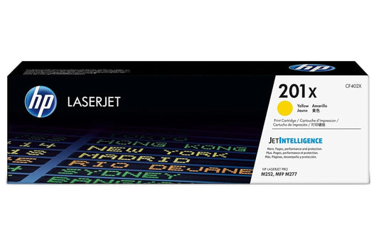 Genuine HP 201X High-Yield Yellow LaserJet Toner Cartridge