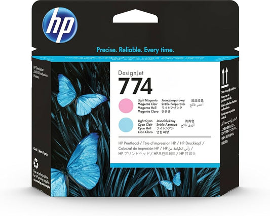 HP 774 Light Magenta & Light Cyan DesignJet Printhead